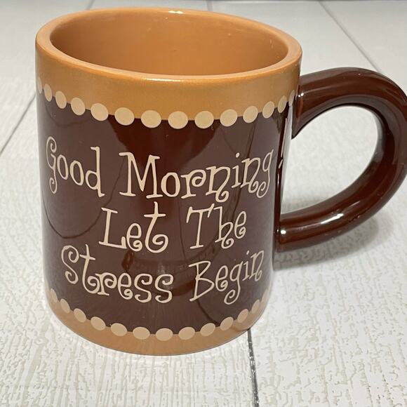 Brown And Tan Humorous Cup - Picture 9 of 9